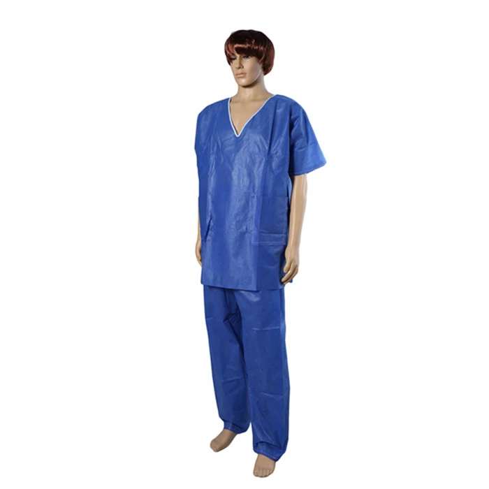 40G SMS Blue Scrub Suit